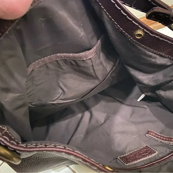 Lucky Brand Leather Tote - Picture 2 of 9